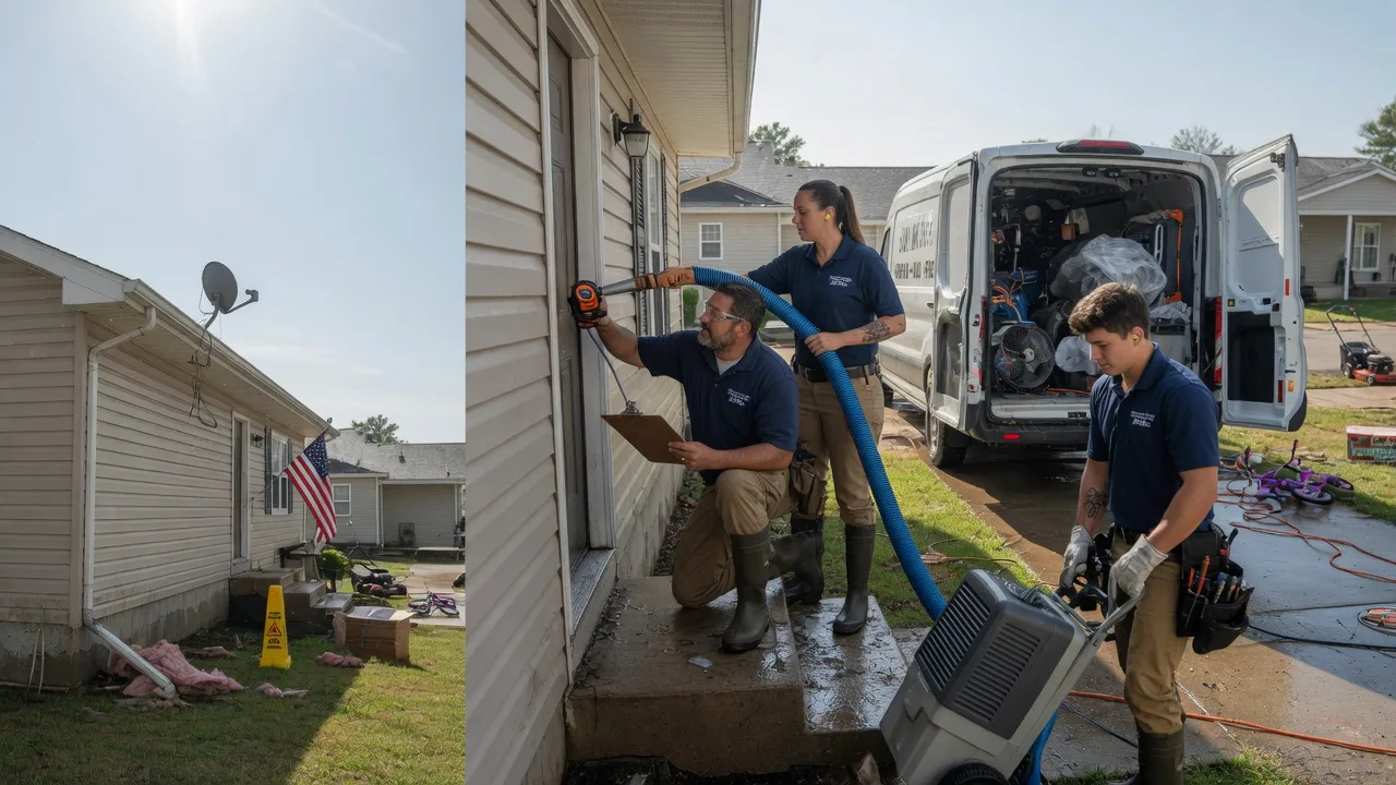 Ceiling Water Damage Restoration in Lansing, WV near me